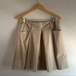 Lot of 2 Martin+Osa pleated A-line miniskirts